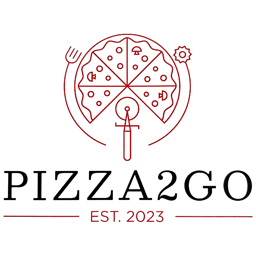 Pizza2Go logo.